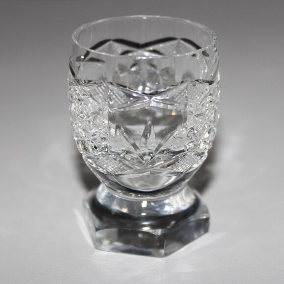 Trio of Crystal Shot Glasses | Vintage Cordial Liqueur Glasses - Picture 7 of 7